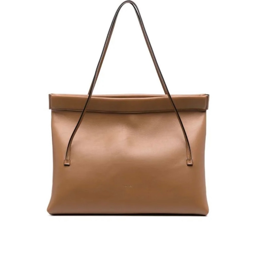 Wandler Tan Leather Tote Bag
